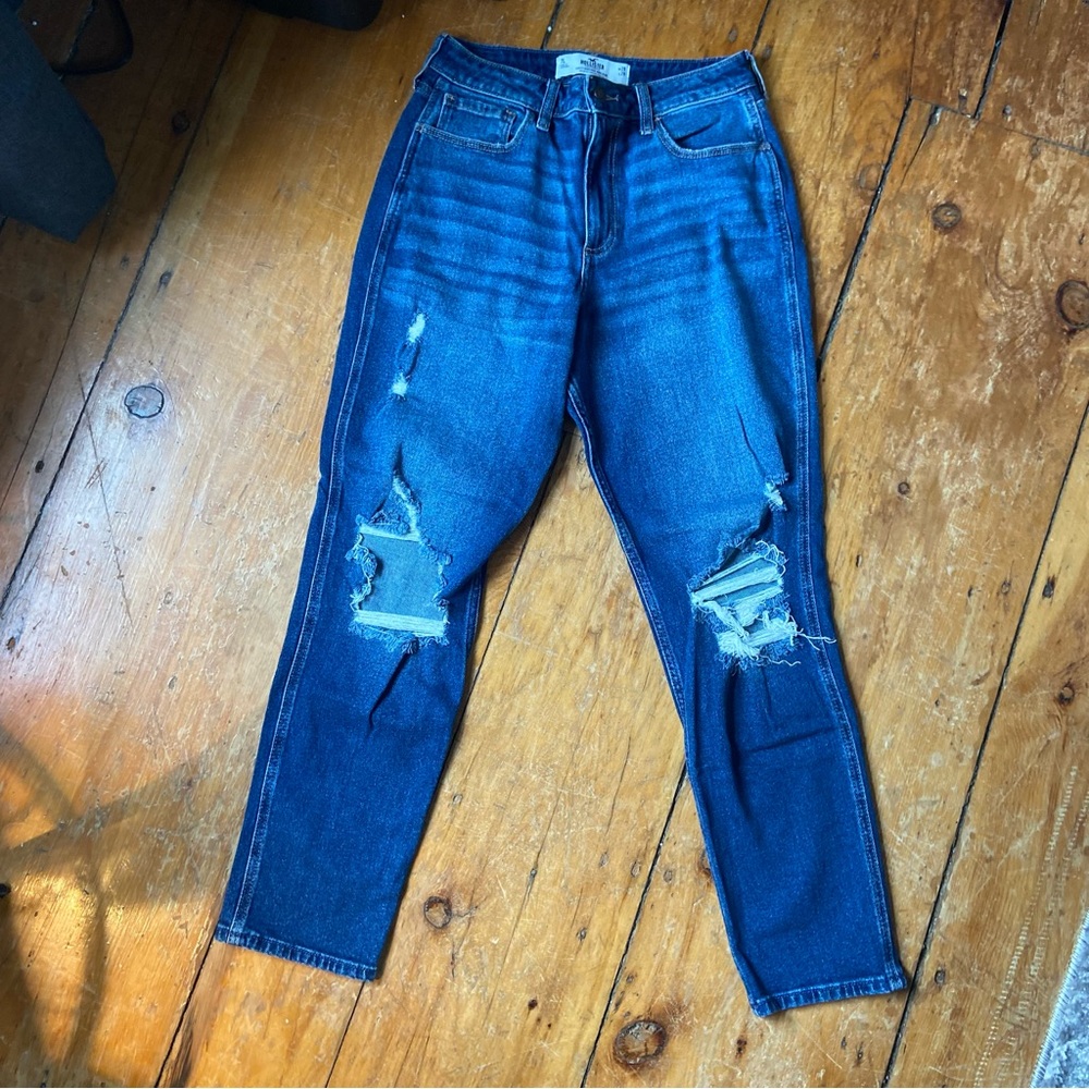 Curvy Long Dark Wash Jeans